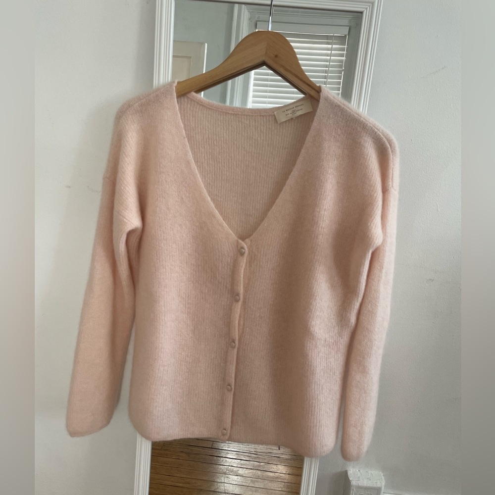Sezane “Barry” Cardigan in Rosy Beige (current collection) Size S